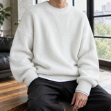 Knox Ribbed Sweater - White