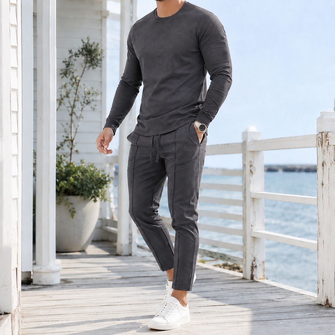 Blake Pintuck Tracksuit - Dark Gray