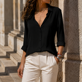 Elodie Fluid Blouse - Black