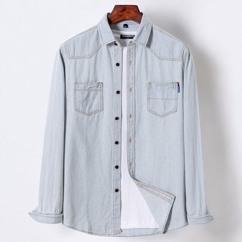 Holmfirth Denim Shirt - Gray