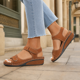 Pacelli Orthopedic Sandals - Brown