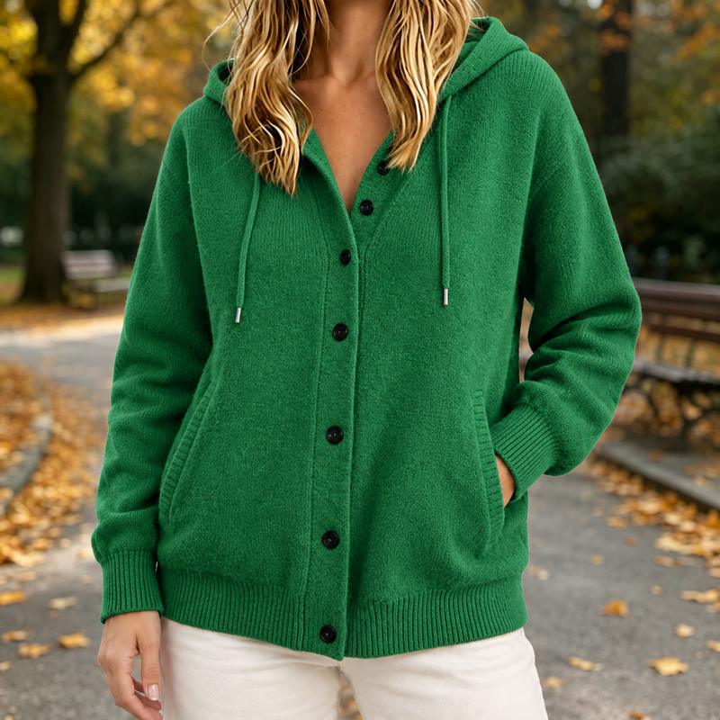 Honoria-Rae Hooded Cardigan - As Pictured