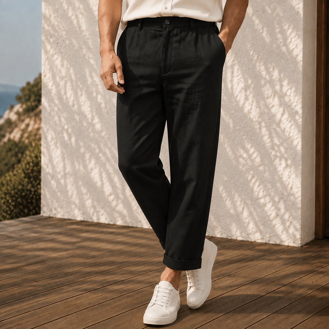 Kit Tapered Pants - Black