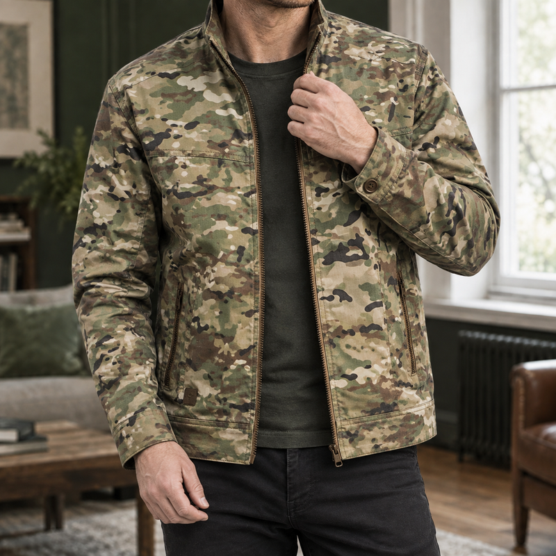 Dario Utility Jacket - Cp Camouflage