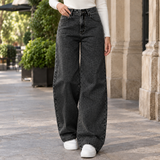 Wilhelmina-Hope Wide Leg Jeans - Black