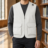 Mason Utility Vest - Off White