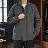 Harlan Stand Collar Jacket - Dark Gray