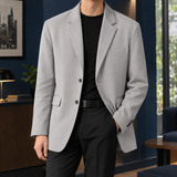 Bartholomew Relaxed Blazer - Light Gray
