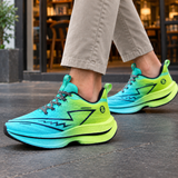 Barbaro Platform Sneakers - Blue and Green