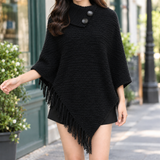 Sabina-Pearl Turtleneck Sweater - Black