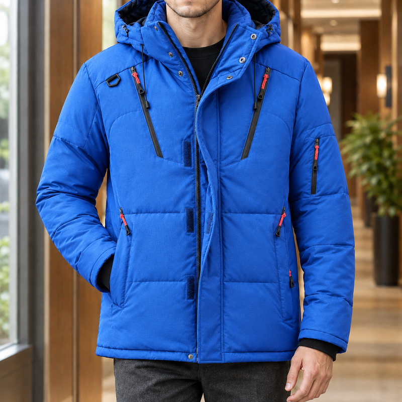 Halvard Cashmere Jacket - Blue
