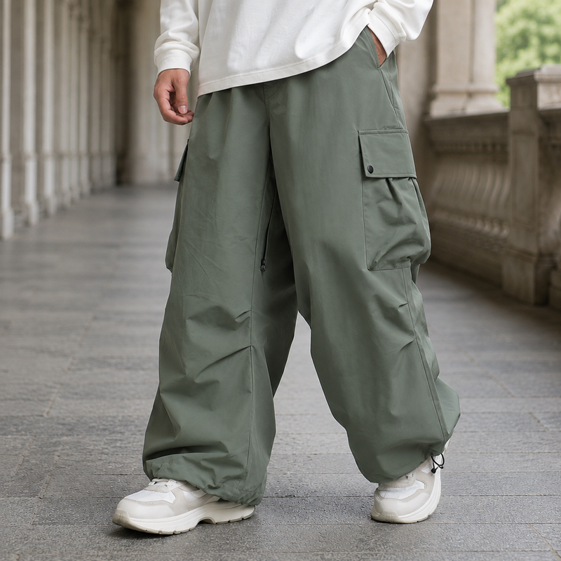 Wyatt Baggy Snowboard Pants - Green
