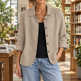 Mabel-Jade Relaxed Blazer - Beige