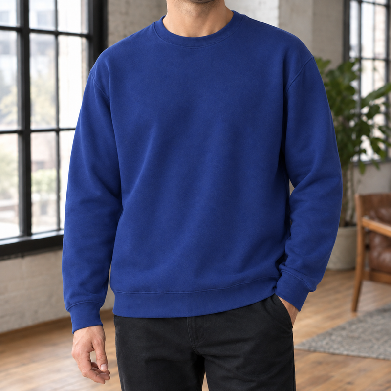 Dorian Crewneck Sweatshirt - Royal Blue