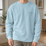 Mason Crew Neck T-Shirt - T- -fog Blue