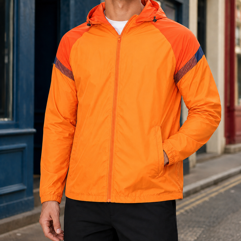 Brannock Hooded Jacket - Orange