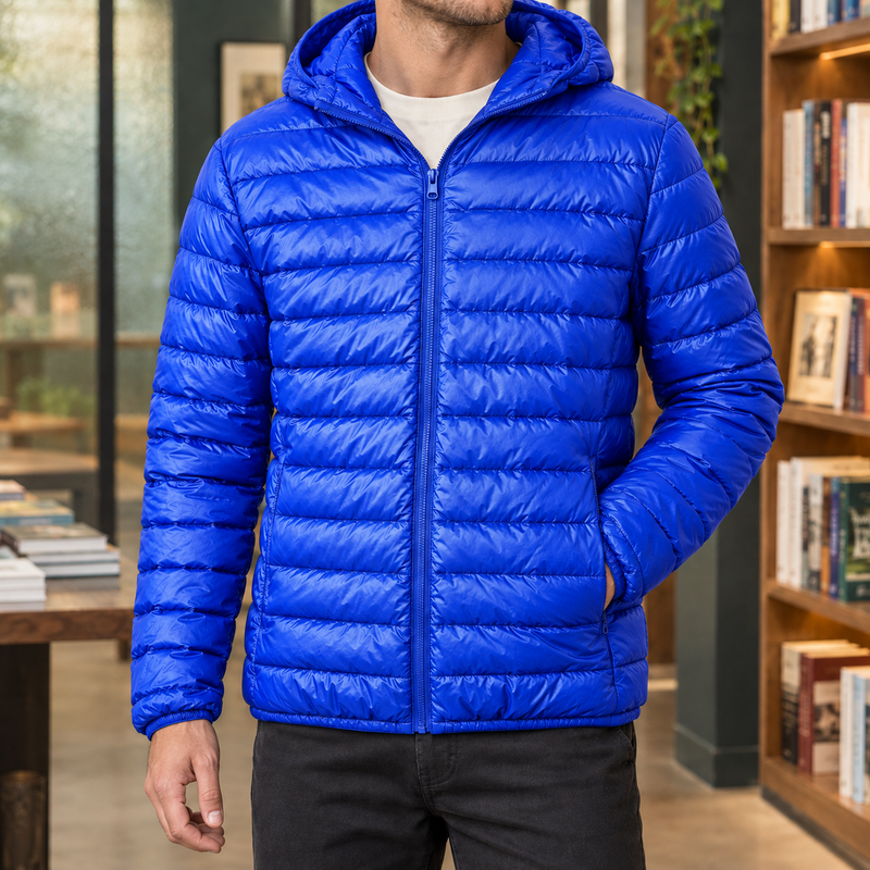 Marco Hooded Jacket - Royal Blue