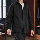 Harlan Stand Collar Jacket - Black