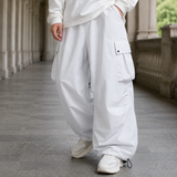Wyatt Baggy Snowboard Pants - White