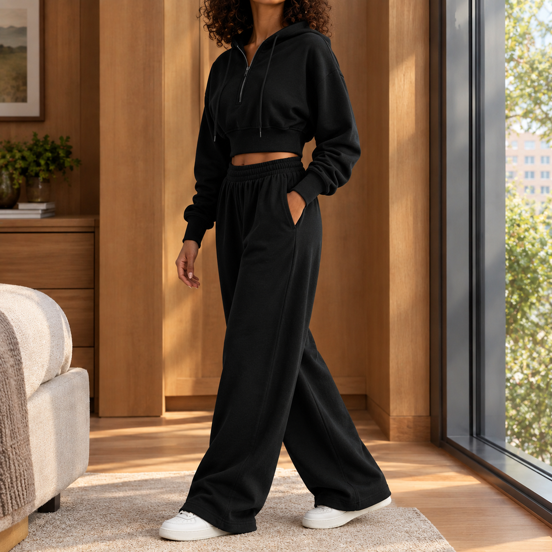Katia-Elise Relaxed Set - Black