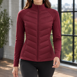 Ilaria-Louise Quilted Jacket - Burgundy