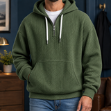 Florian Waffle Hoodie - Dark Green
