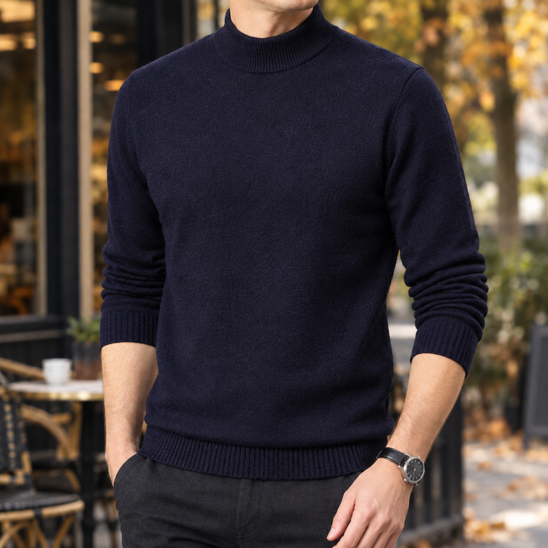 Florian Mock Neck Sweater - As Pictured