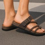 Chianti Braided Sandals - Khaki