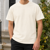 Horace Crew Neck T-Shirt - Apricot-collarless Label