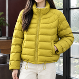 Gloria Quilted Jacket - Fragrance Yellow