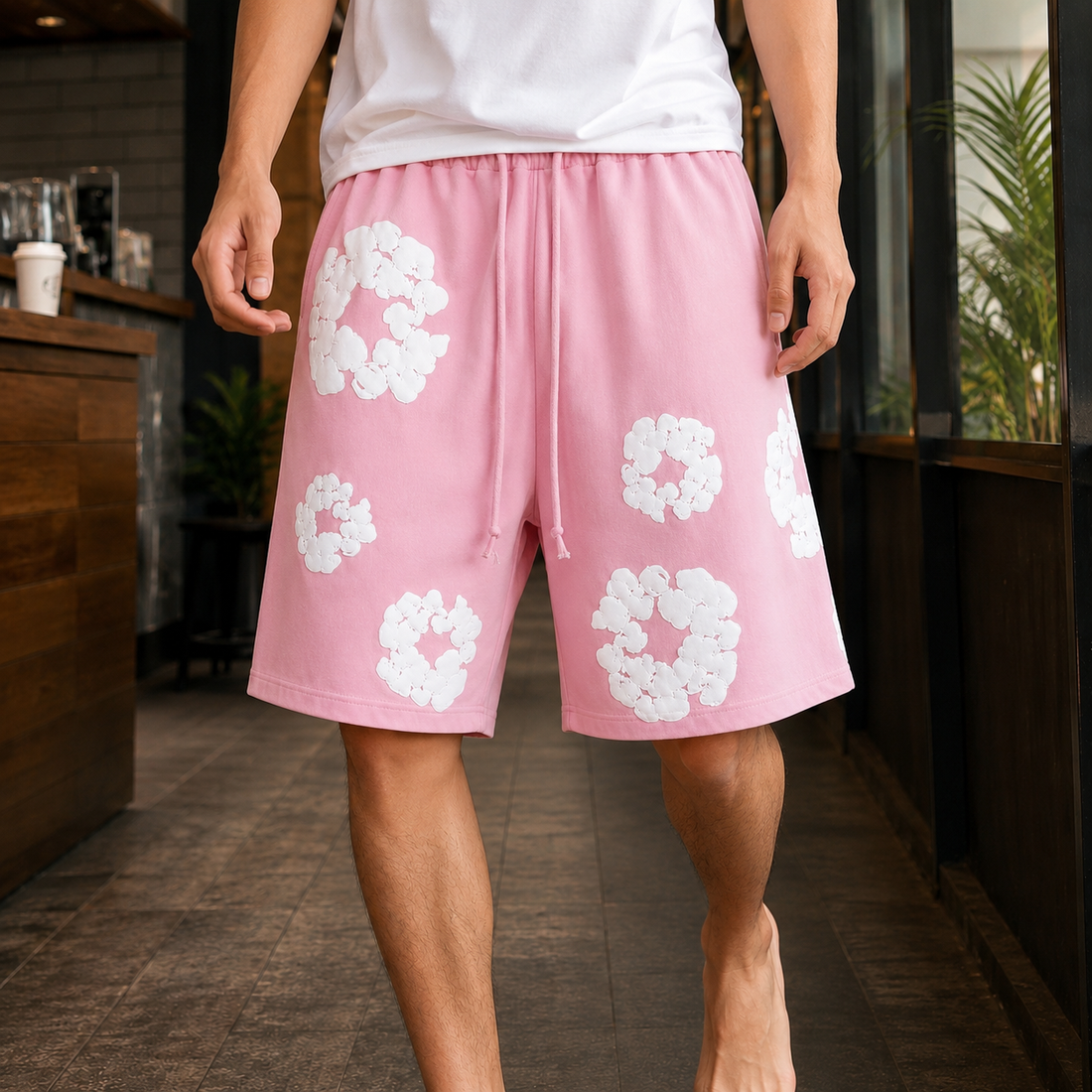 Romano Relaxed Shorts - Pink
