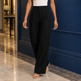 Rosalie-Faye Wide-Leg Pants - Black