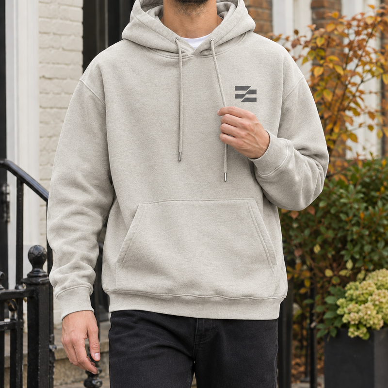 Marcel Relaxed Hoodie - Oatmeal Gray
