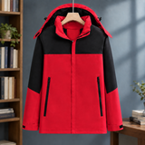 Gaultier Color Block Jacket - Red