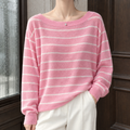 Peach Pink Stripes