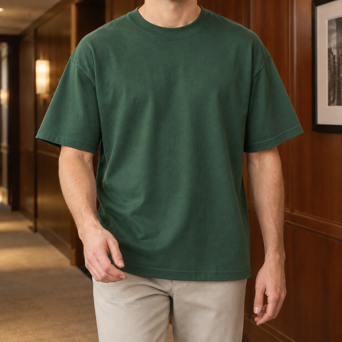Octave Relaxed T-Shirt - Green