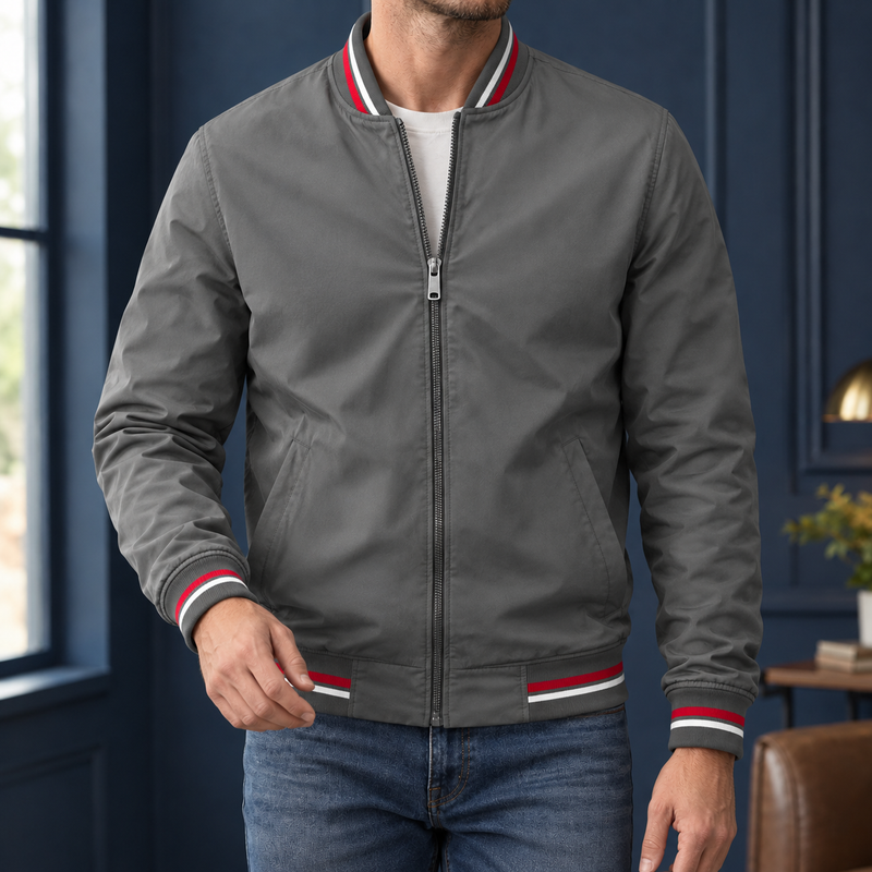 Magnus Varsity Jacket - Space Gray