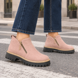 Pignatelli Suede Ankle Boots - Pink