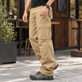Marco Relaxed Cargo Pants - Khaki