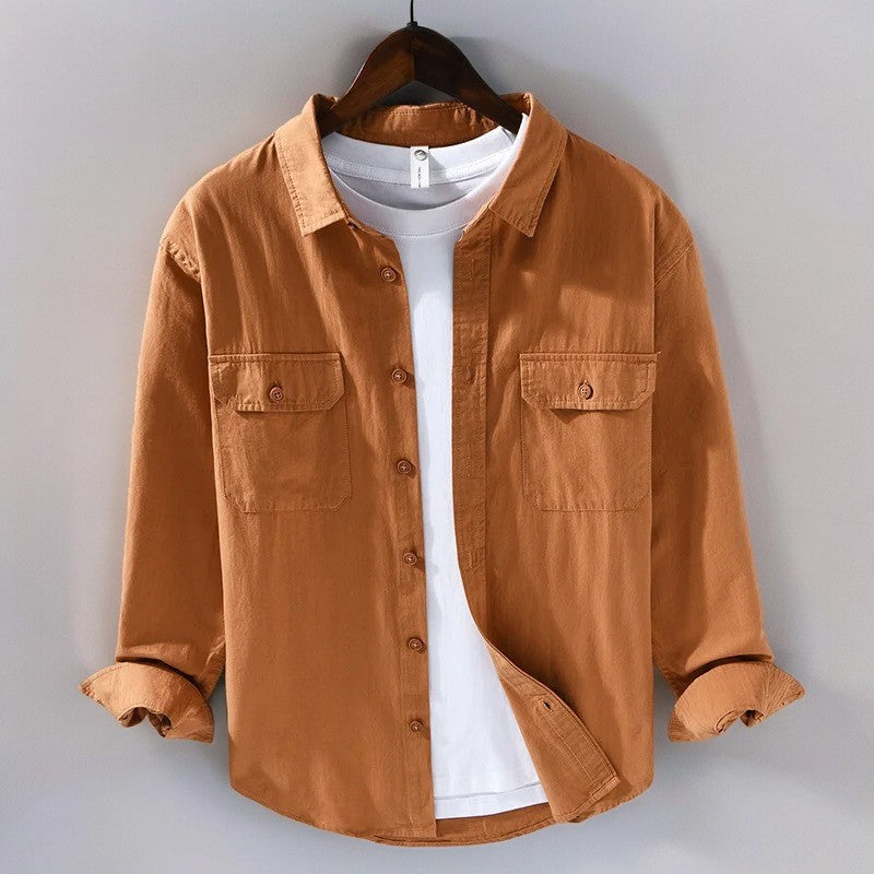 Montreal Pocket Shirt - Rust