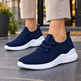 Lucca-Como Knit Sneakers - Navy Blue