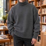 Marcel Turtleneck Sweater - Dark Gray