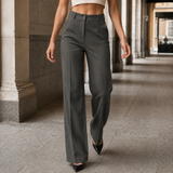 Mabel-Rose Wide Leg Pants - Dark Gray