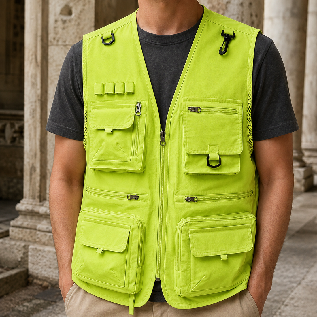 Corwin Utility Vest - D Type Grass Green
