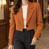 Arabelle Tailored Blazer - Orange 2