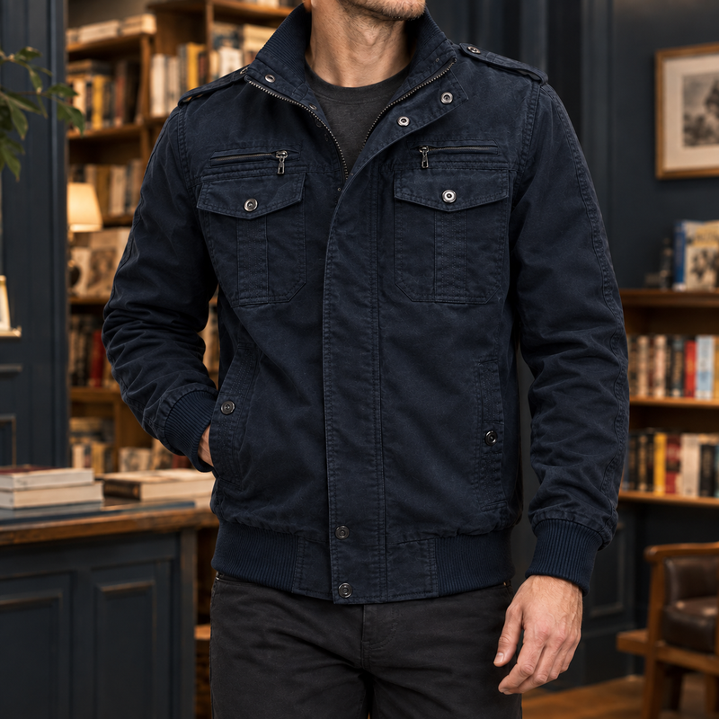 Wilder Utility Jacket - Dark Blue