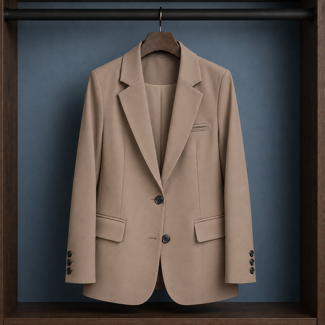 Cecily Tailored Blazer - Khaki