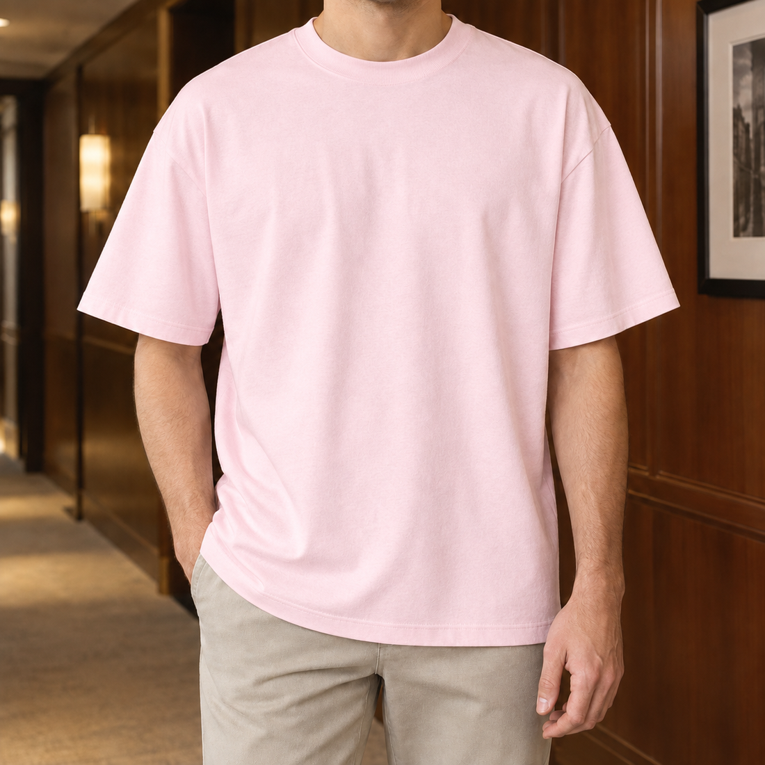 Octave Relaxed T-Shirt - Pink