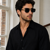 Orson Rimless Sunglasses - Black