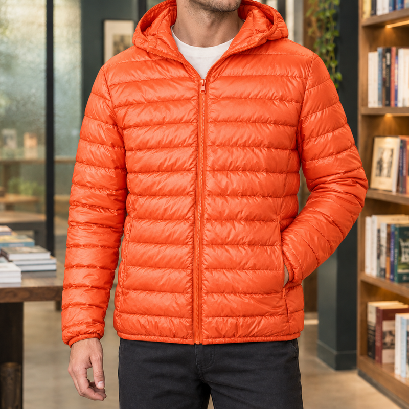 Marco Hooded Jacket - Orange